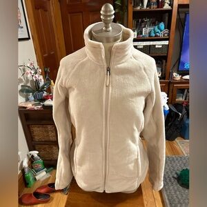 White Sierra Women’s White/Cream Fleece Jacket Size M